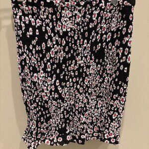 NWT "The Kooples" Mini Skirt w/Smocked Design & Ruffle Hem